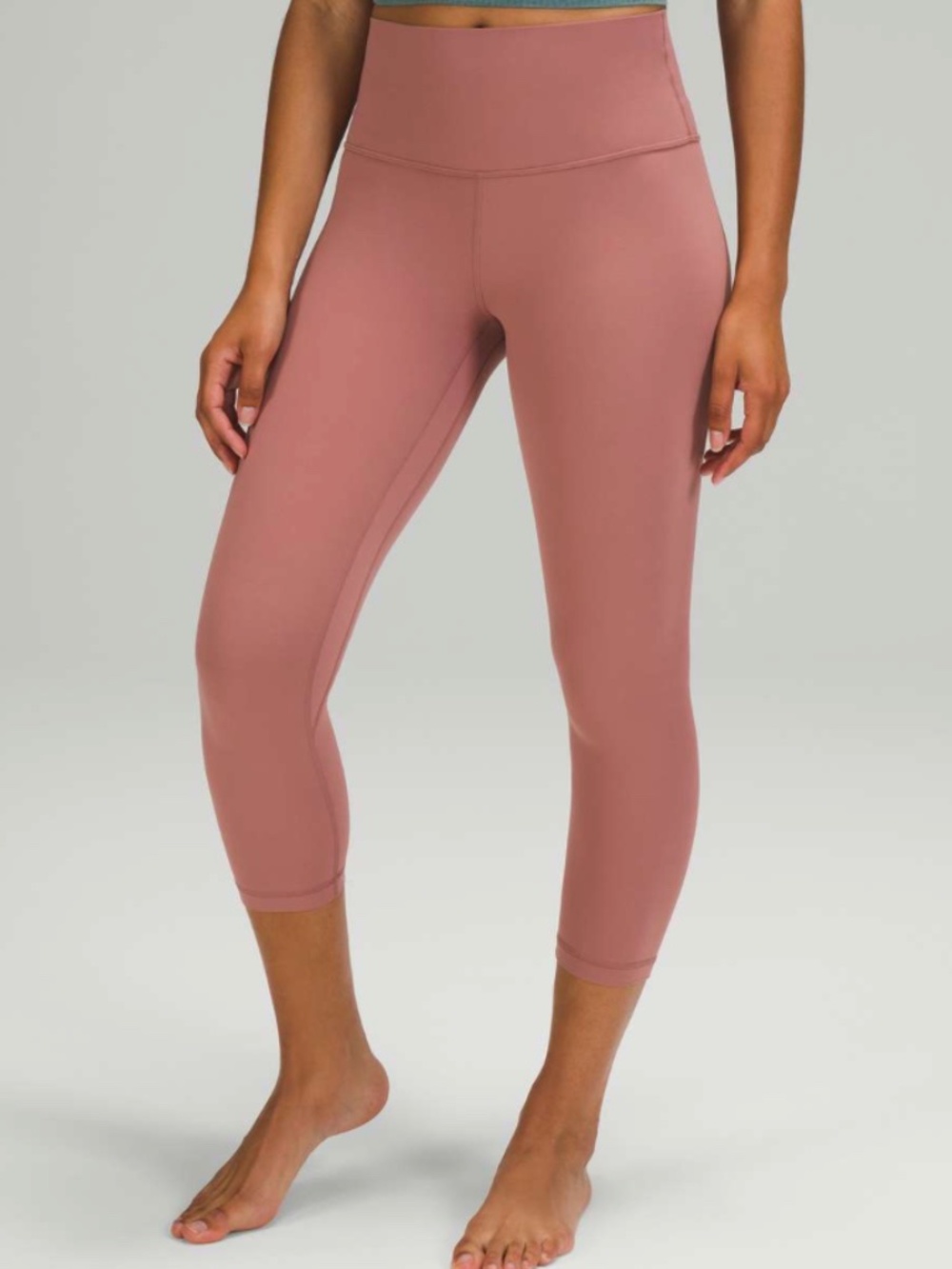 Lululemon Align Crop *21" Spiced Chai Size 6